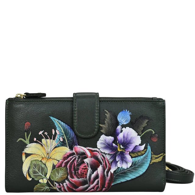 Anuschka Leather Cell Phone Case & Wallet 1113-VFL - okotoks hc pharmacy