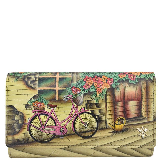 Anuschka Checkbook Clutch with RFID 1153-VTB - okotoks hc pharmacy