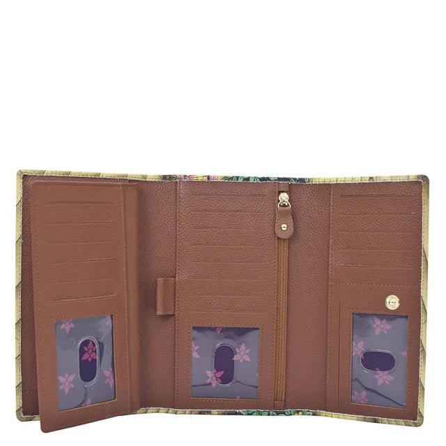 Anuschka Checkbook Clutch with RFID 1153-VTB - okotoks hc pharmacy