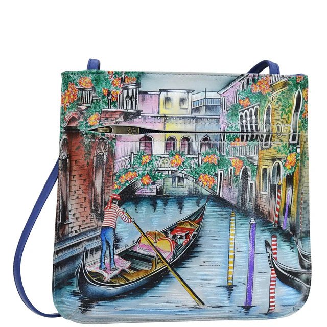 Anuschka printed leather slim crossbody - Okotoks HC Pharmacy