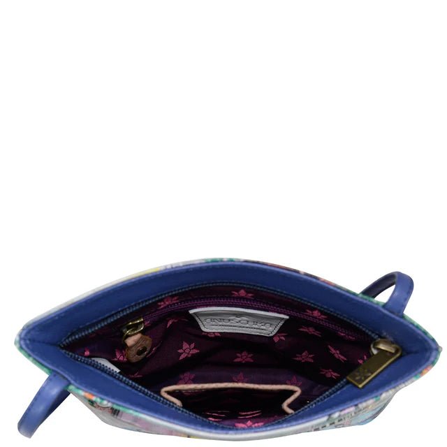 Anuschka printed leather slim crossbody - Okotoks HC Pharmacy