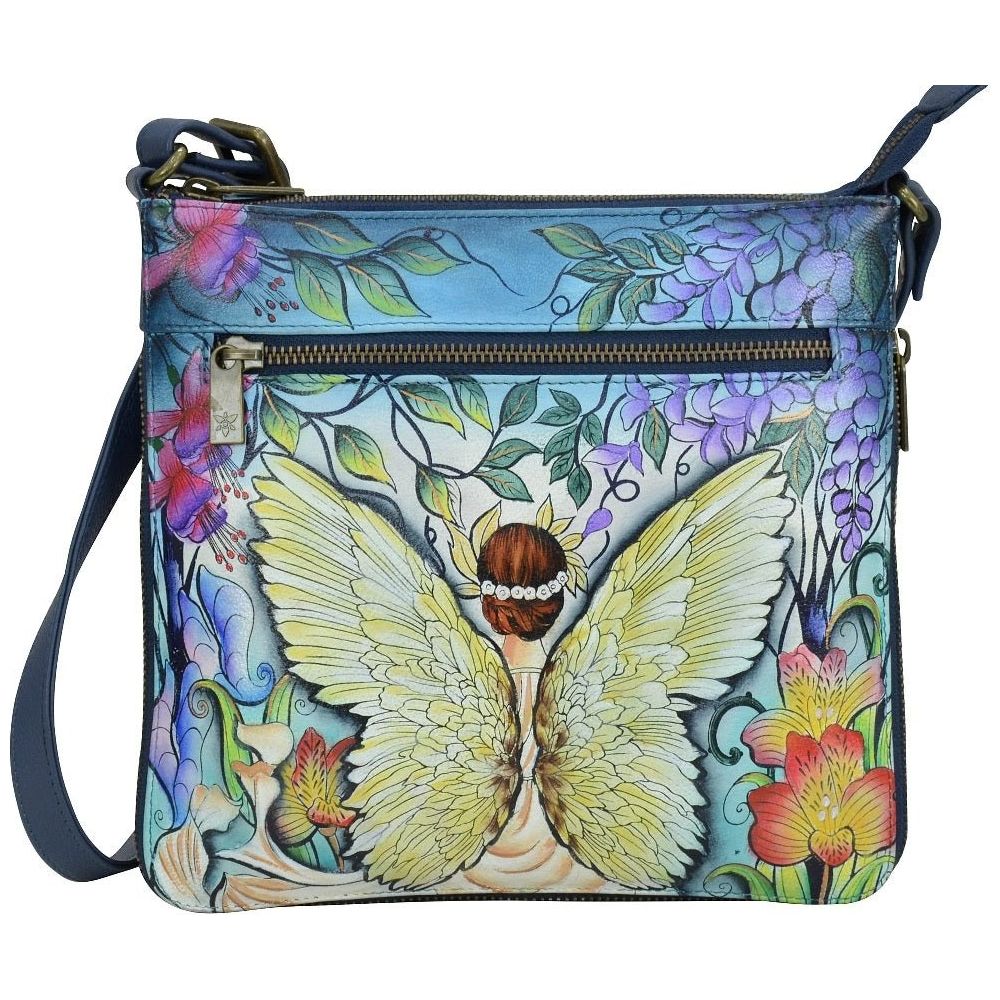 Anuschka Leather Printed Expandable Travel Crossbody - 550 - ECG - Okotoks HC Pharmacy