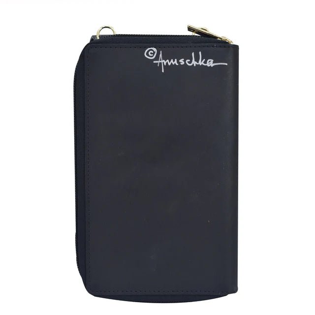 Anuschka printed leather cell phone wallet crossbody - Okotoks HC Pharamacy