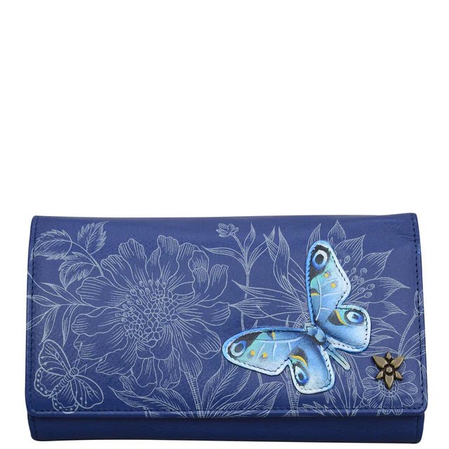 Anuschka Printed Leather Three Fold Wallet - 1150-GDD - okotoks hc pharmacy