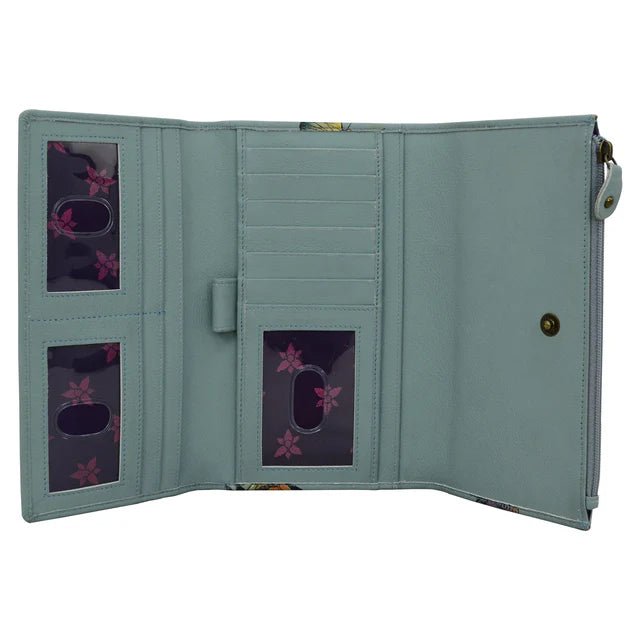 Anuschka printed leather wallet butterfly heaven - Okotoks HC Pharmacy