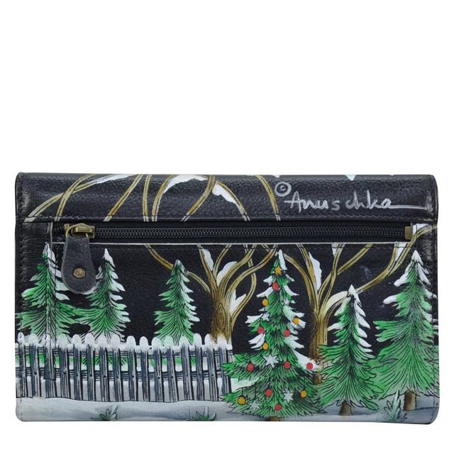 Anuschka printed leather wallet hippie holiday - Okotoks HC Pharmacy