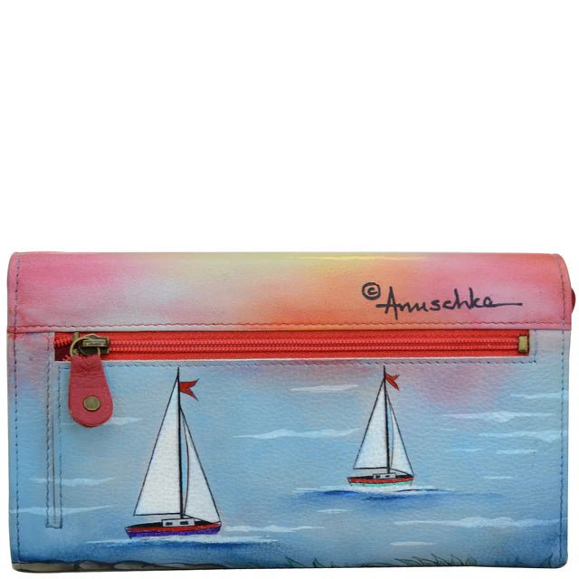 Anuschka printed leather wallet lighthouse - Okotoks HC Pharmacy