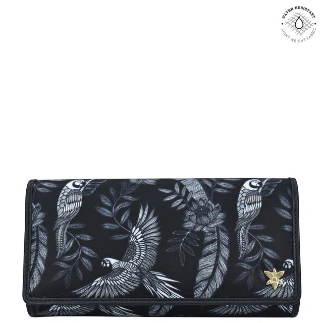 Anuschka printed nylon wallet jungle macaws - Okotoks HC Pharmacy