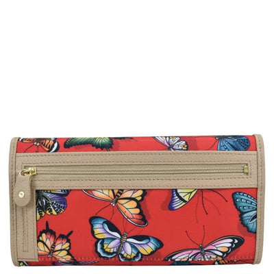 Anuschka wallet nylon red butterfly - Okotoks HC Pharmacy