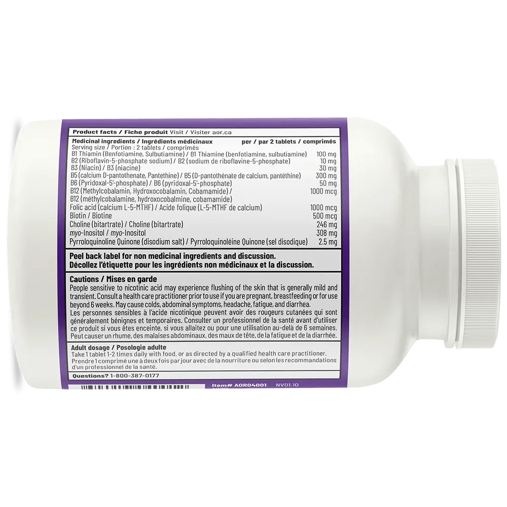 AOR Advanced B Complex Ultra 60 Tablets - Okotoks HC Pharmacy