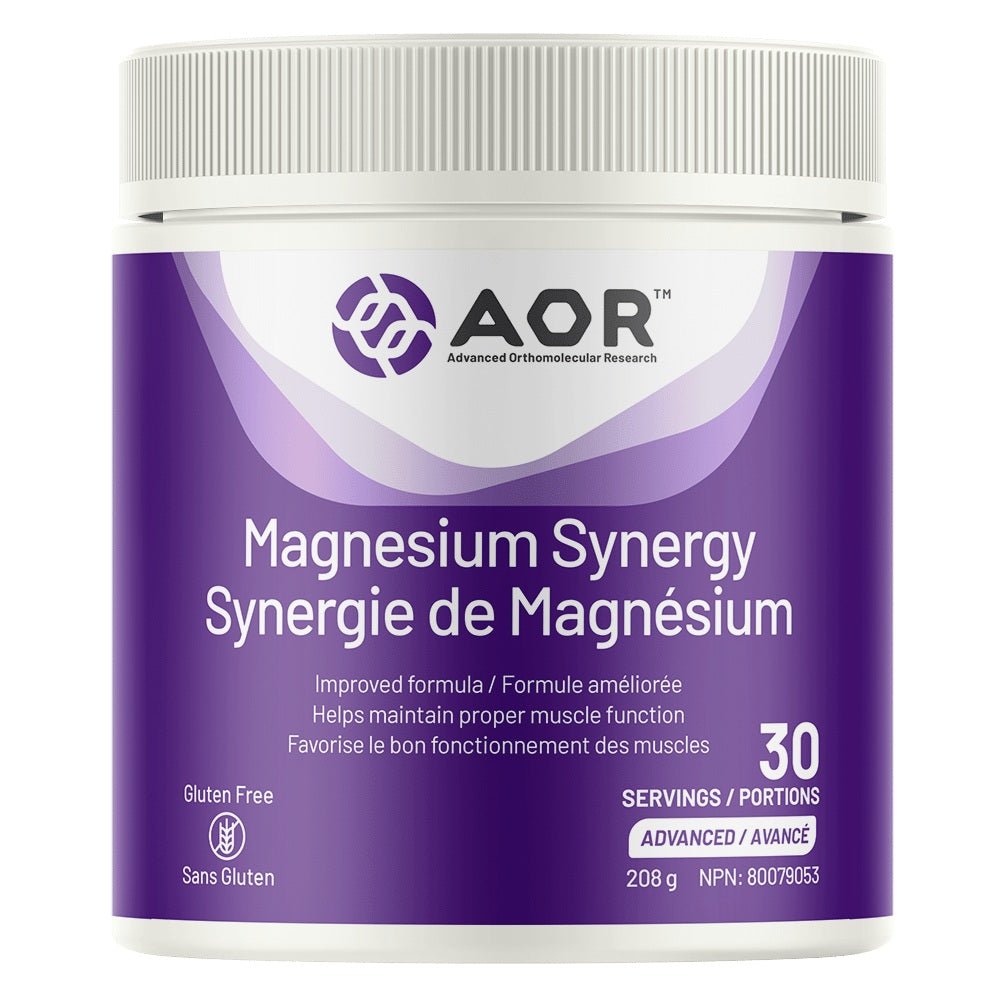AOR Magnesium Synergy Powder okotoks hc pharmacy