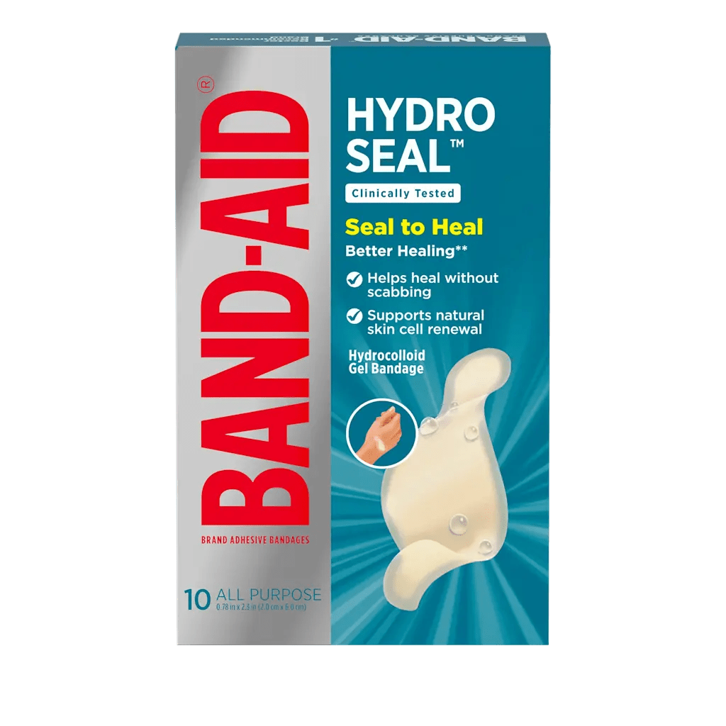 BAND-AID Hydro Seal packaging on a white background - okotoks hc pharmacy