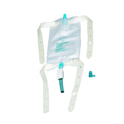 Medical urinary catheter bag on a white background - okotoks hc pharmacy