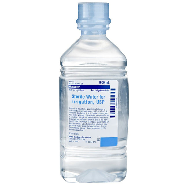 Baxter sterile water 1000ml - Okotoks HC Pharmacy