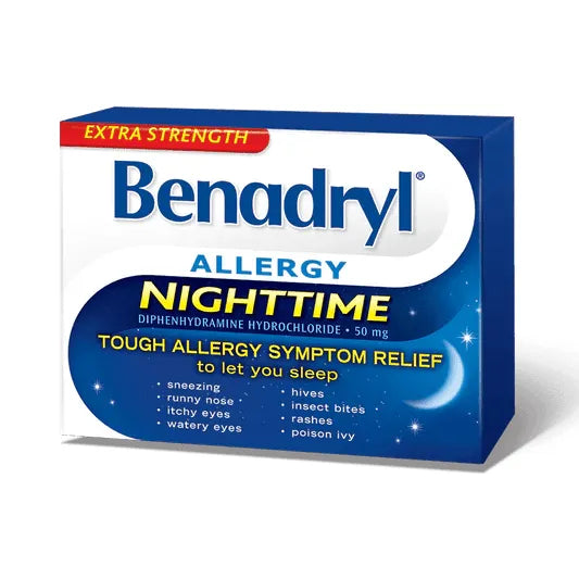 Benadryl Nighttime 50MG Caplets 24 - #shop_name