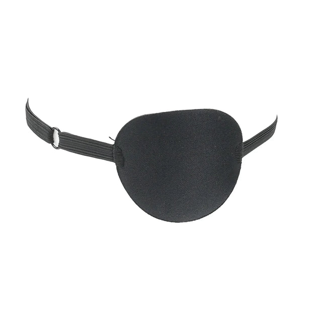 Black eye patch with a strap on a white background - okotoks hc pharmacy