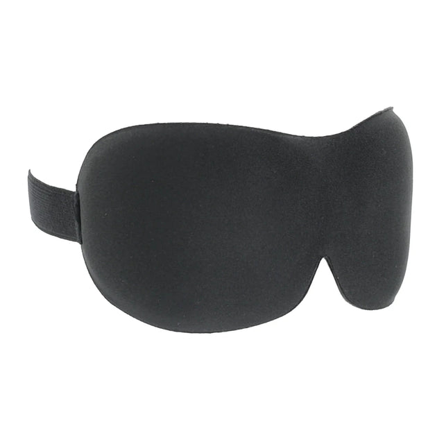Black sleep mask on a white background - okotoks hc pharmacy