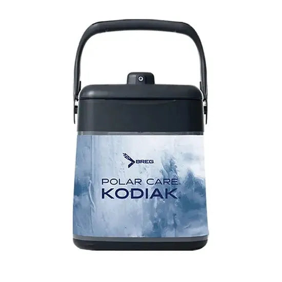 Polar Care Kodiak cooler with blue and white design on a white background - okotoks hc pharmacy