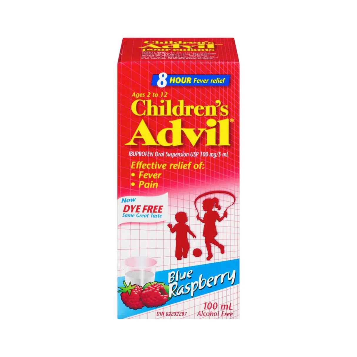 Children's Advil Blue Raspberry Dye Free 100ML - #shop_name