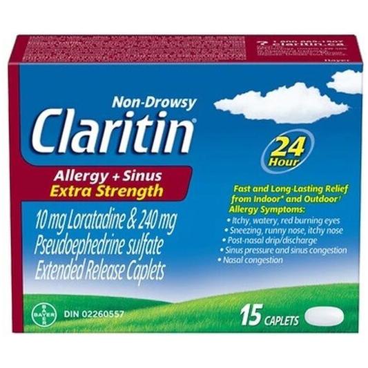 Claritin Allergy + Sinus Extra Strength 24HR - #shop_name