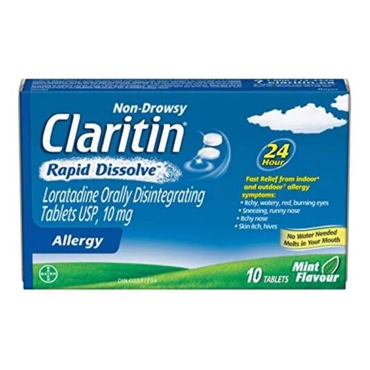 Claritin Rapid Dissolve 24HR Tablets 10mg 10 - #shop_name