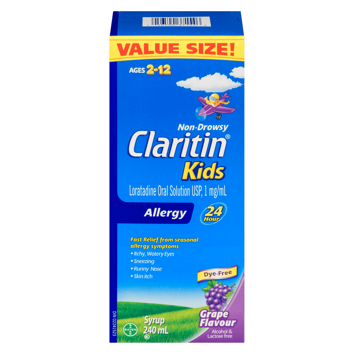 Claritin Syrup Kids Grape 5MG 240mL - #shop_name