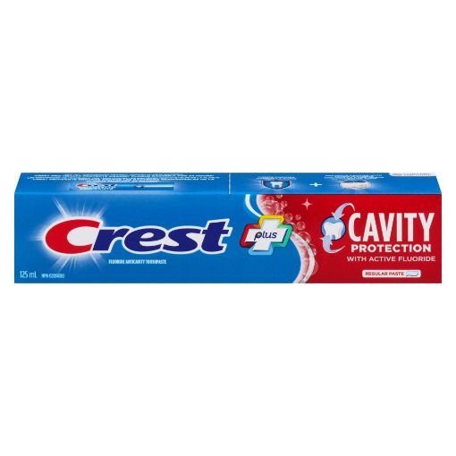 Crest Plus Cavity Protection Regular Toothpaste 125ml - okotoks hc pharmacy