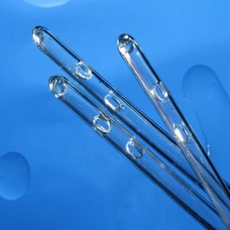 Three clear glass pipettes on a blue background - okotoks hc pharmacy