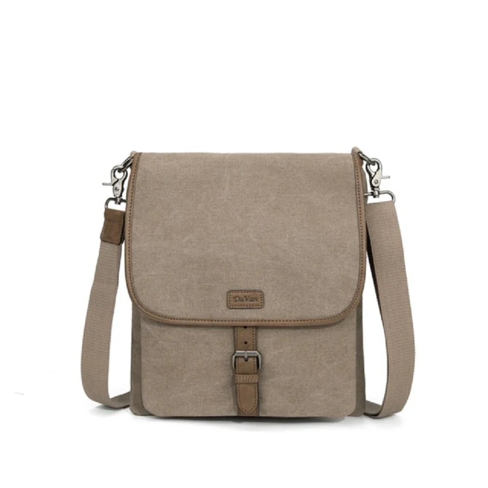 Beige shoulder bag with a strap on a white background - okotoks hc pharmacy