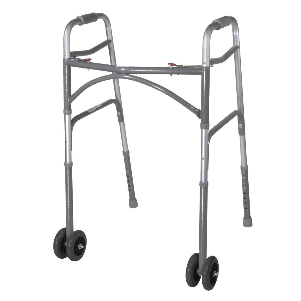 Drive Medical 5" Bariatric Walker Wheels with Two Sets of Rear Glides - okotoks hc pharmacy