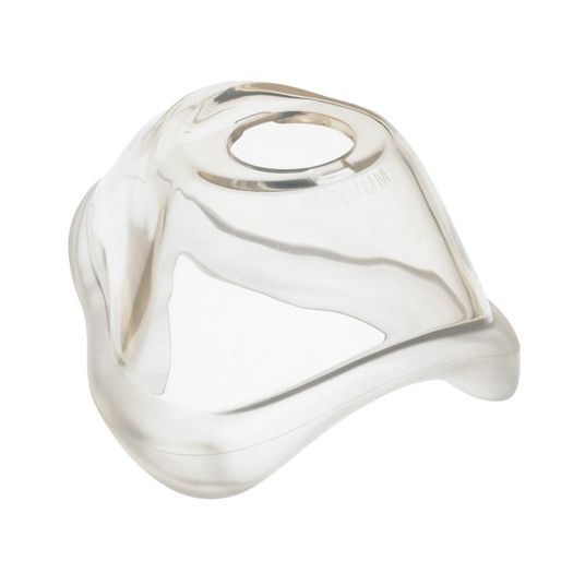 Clear plastic cpap mask on a white background - okotoks hc pharmacy