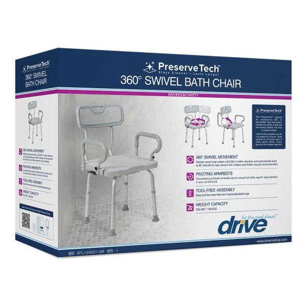 Drive PreserveTech™ 360° Swivel Bath Chair - #shop_name