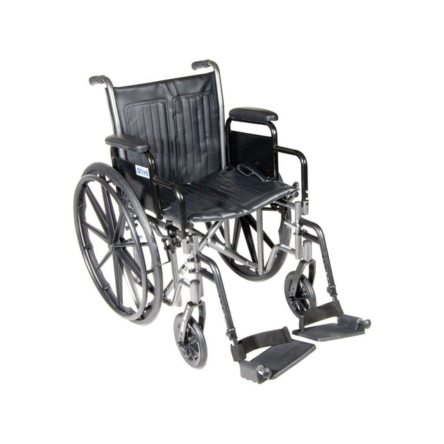 Black wheelchair on a white background - okotoks hc pharmacy