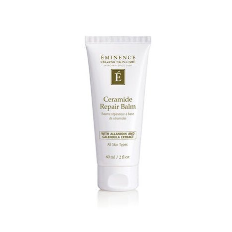 Tube of Eminence Organic Skin Care Ceramide Repair Balm on a white background - okotoks hc pharmacy