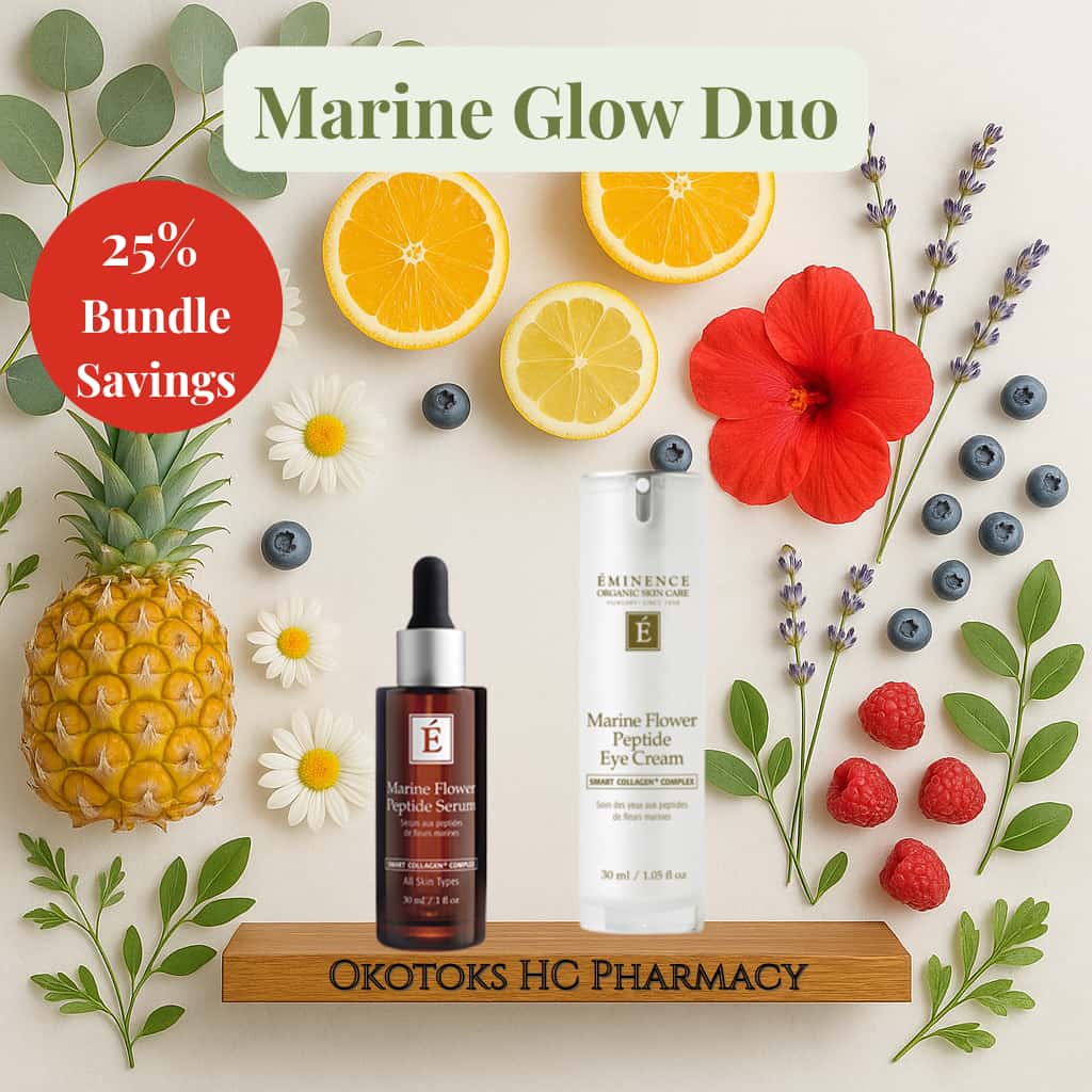 Eminence Marine Flower Peptide Duo β Age Support Set - Okotoks HC Pharmacy
