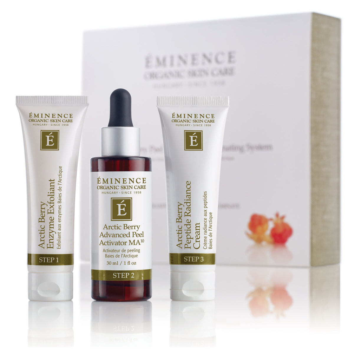 Eminence Organics Arctic Berry Peel & Peptide Illuminating System - #shop_name