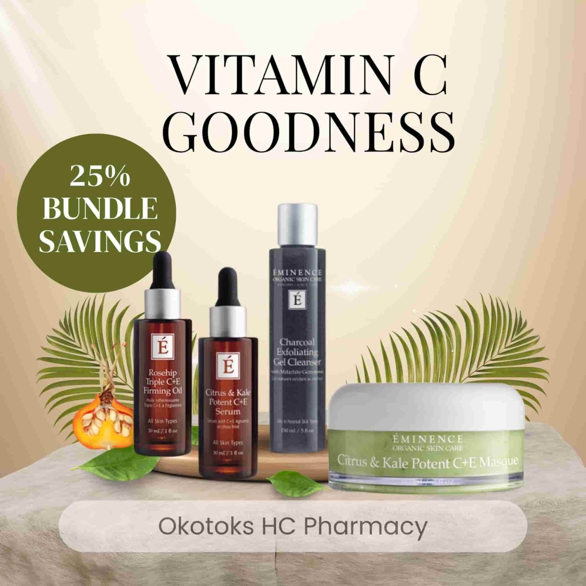 Eminence Vitamin C Goodness – 4 - Step Brightening Set - Okotoks HC Pharmacy