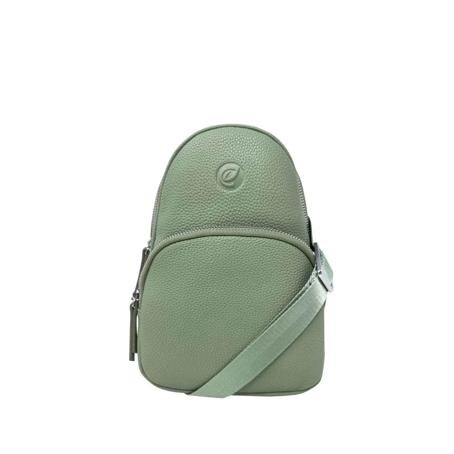 Sage crossbody bag on a white background - okotoks hc pharmacy
