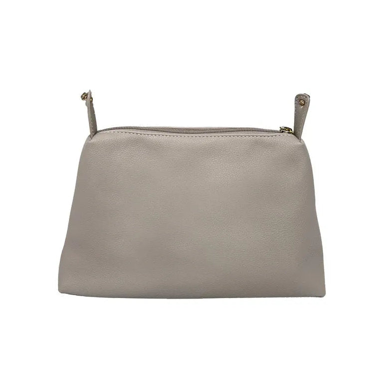 Gray pouch with a zipper on a white background - okotoks hc pharmacy