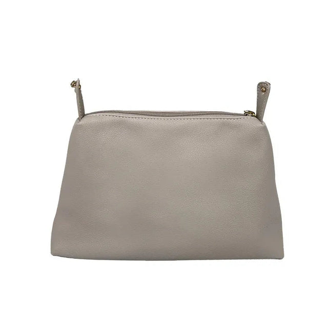 Gray pouch with a zipper on a white background - okotoks hc pharmacy