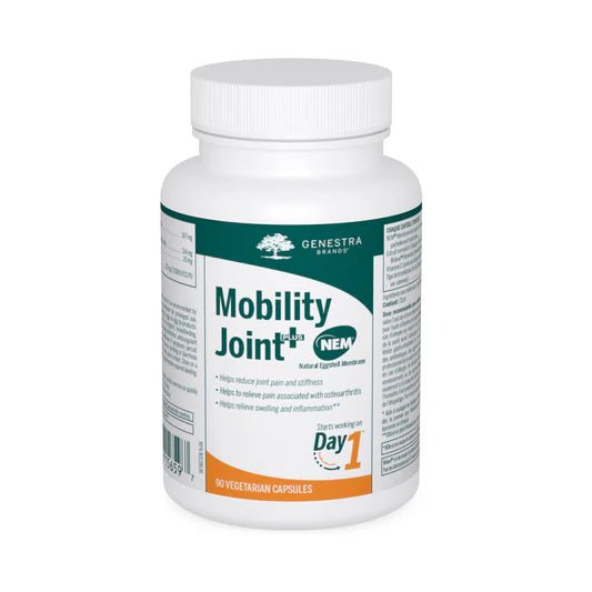Bottle of Genestra Mobility Joint Formula on a white background - okotoks hc pharmacy