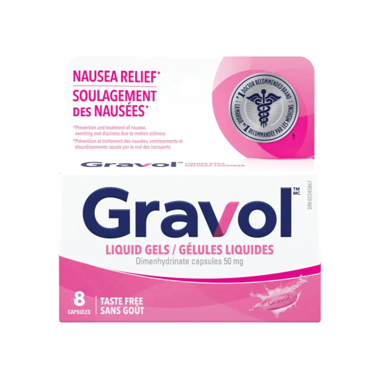 Gravol Liquid Gel 50MG 8 - #shop_name