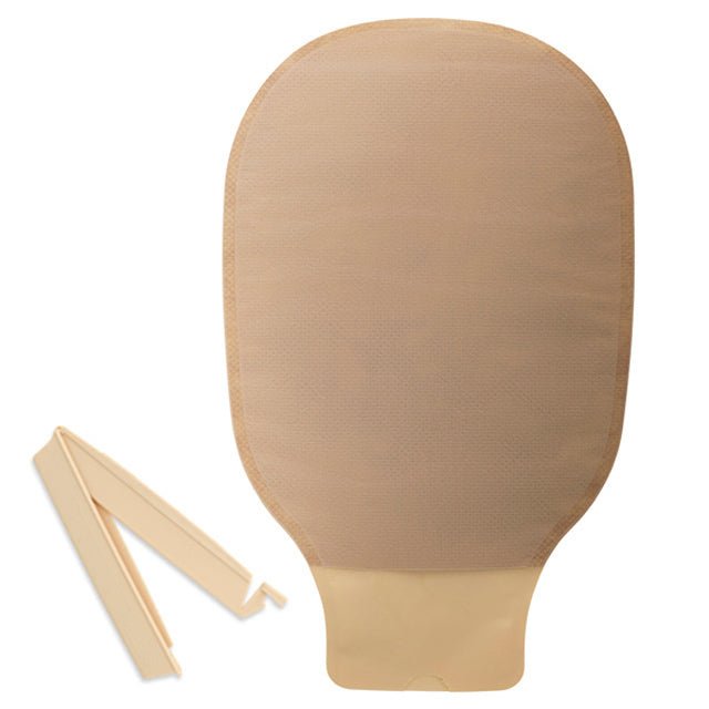 Hollister New Image™ Two-Piece Drainable Mini Ostomy Pouch – Clamp Closure, Beige - Okotoks HC Pharmacy