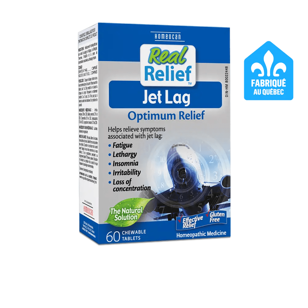 Homeocan jet lag 60 chewables tabs - Okotoks HC Pharmacy