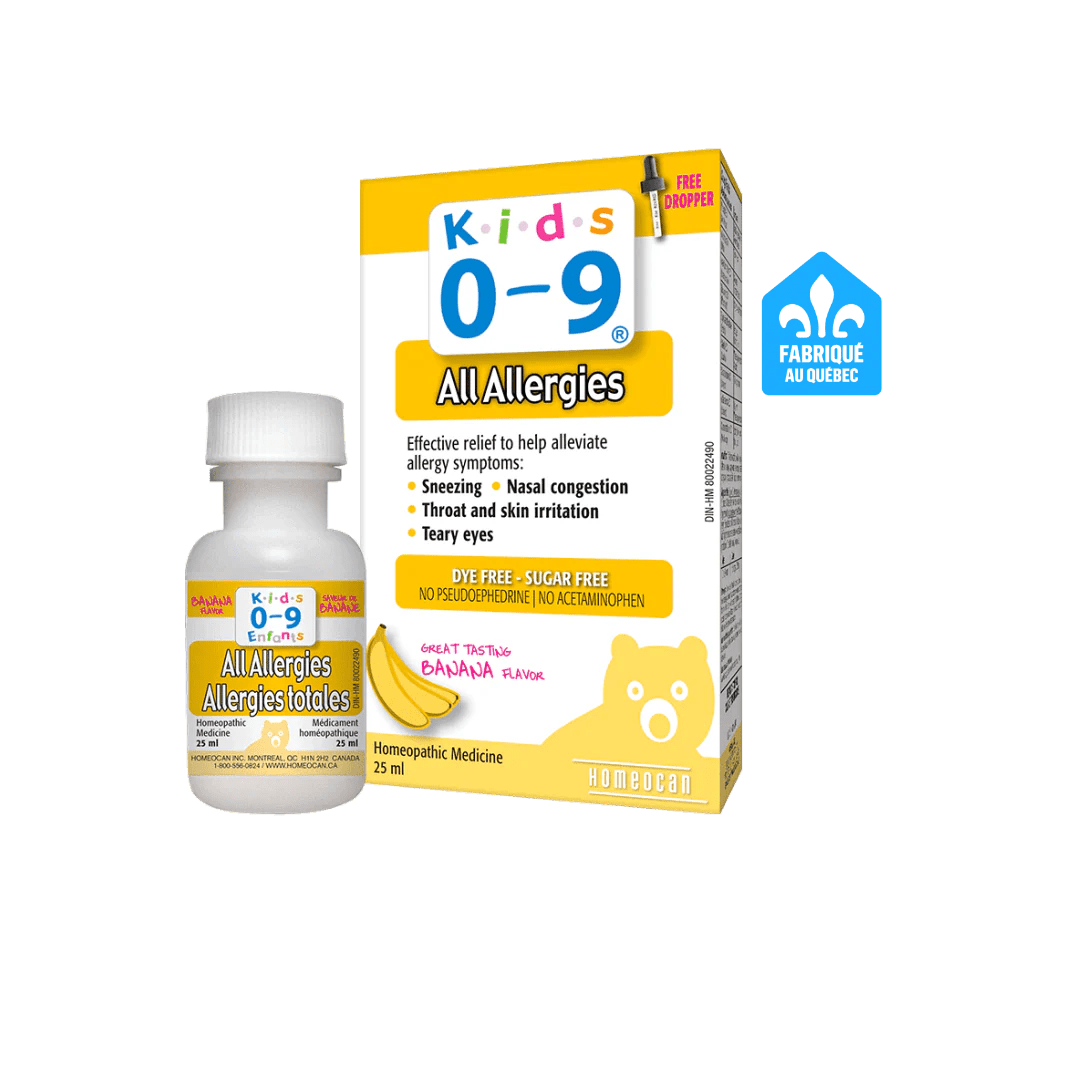 Homeocan kids 0-9 all allergies oral solution 25ml - Okotoks HC Pharmacy