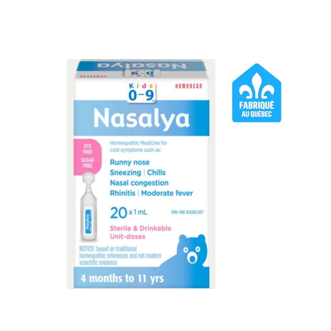 Homeocan kids 0-9 naslaya unit doses 20x1ml - Okotoks HC Pharmacy