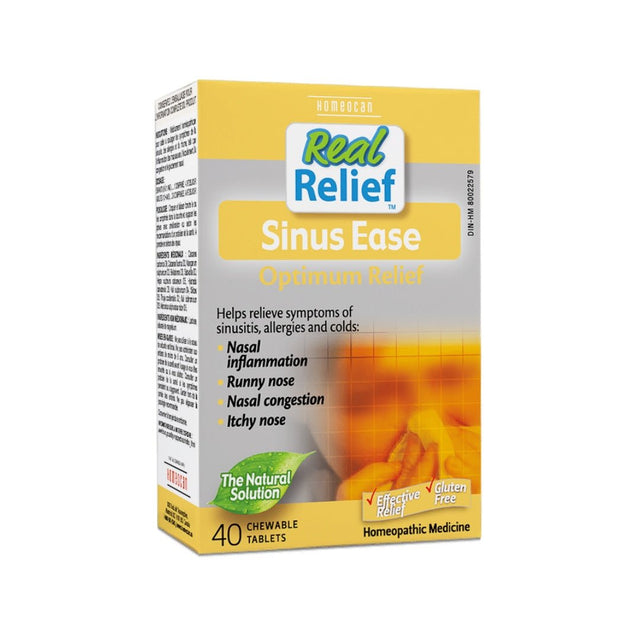 Homeocan sinus ease 40 chewables tabs - Okotoks HC Pharmacy