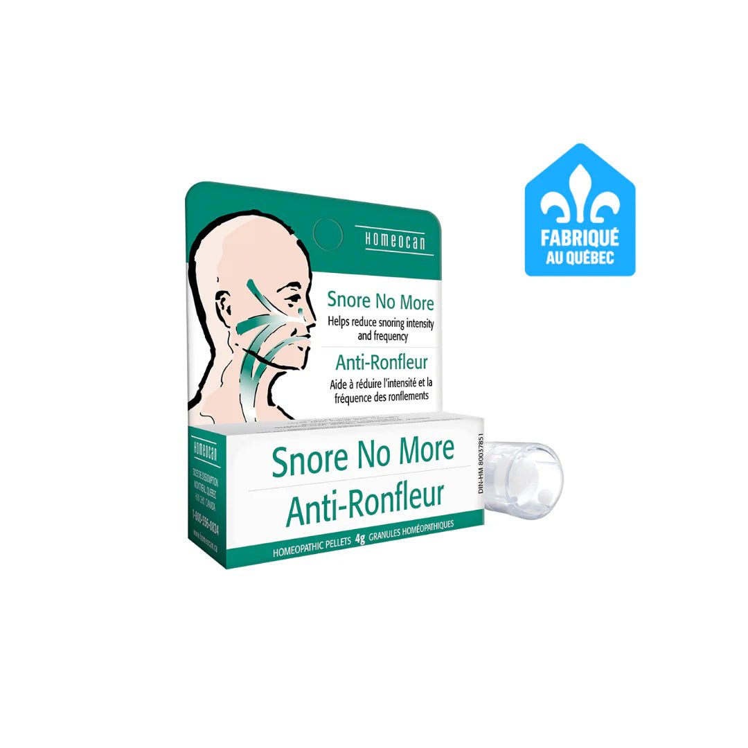 Homeocan snore no more pellets 4g - Okotoks HC Pharmacy
