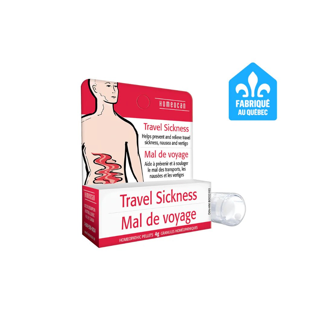 Homeocan travel sickness pellets 4g - Okotoks HC Pharmacy