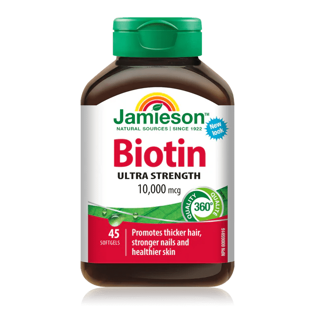 Jamieson biotin 10000mcg 45 softgels - Okotoks HC Pharmacy